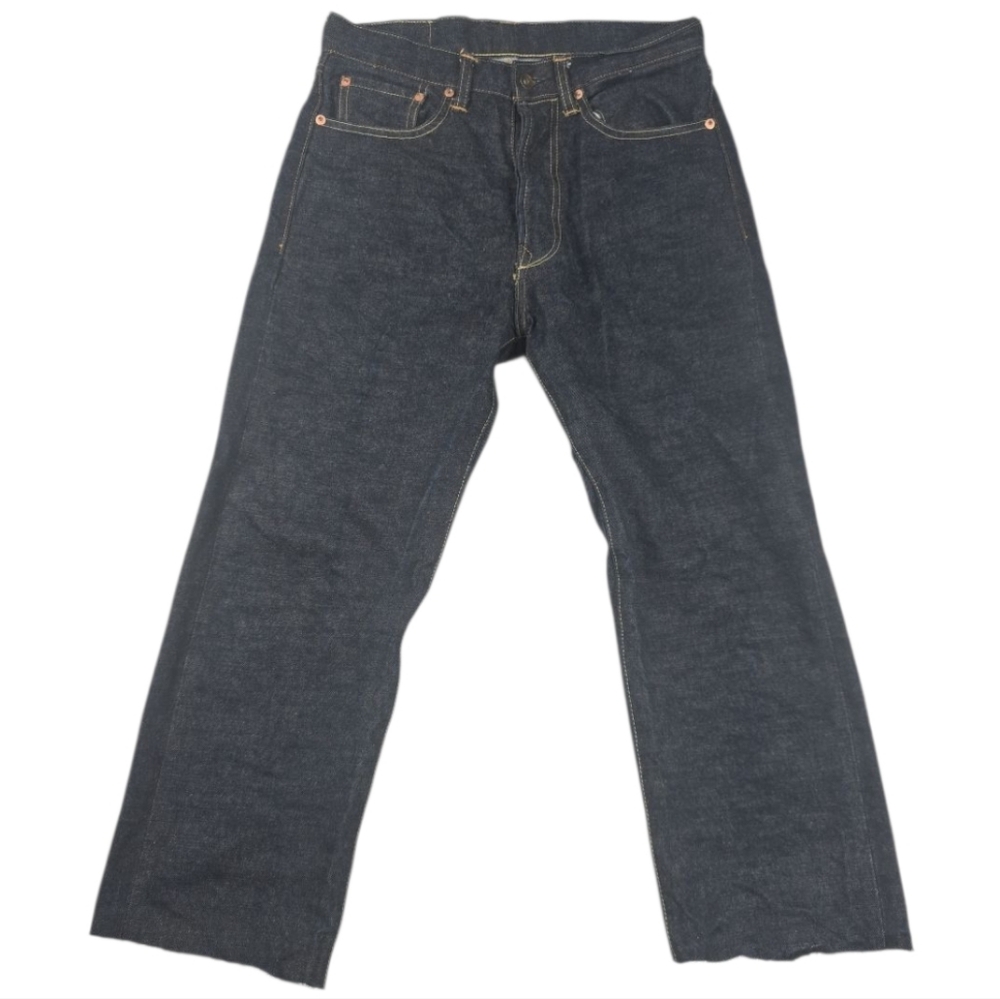 Bronson Mfg Non Stock Selvedge Jeans Size 30x24 Raw Denim Lot 6001 Button Fly
